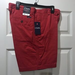 CHAPS Ralph Lauren Twill Chino Red Shorts Men’s 34